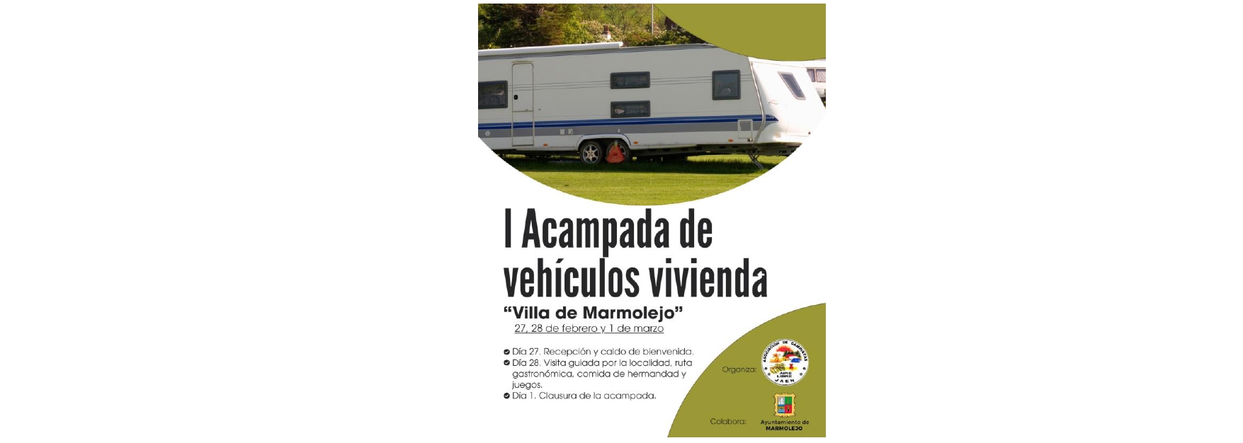 III Acampada interclubes día de Andalucía, Marmolejo del 27 de febrero al 1 de marzo 2026.